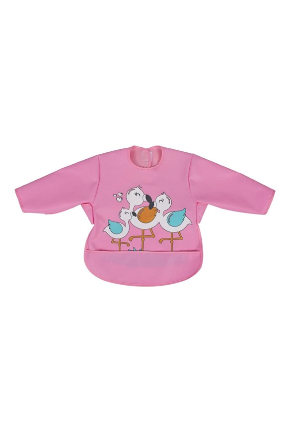 Sevi Bebe Kollu Mama Önlüğü Flamingo