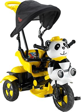 Babyhope Little Panda Bisiklet Sarı Siyah